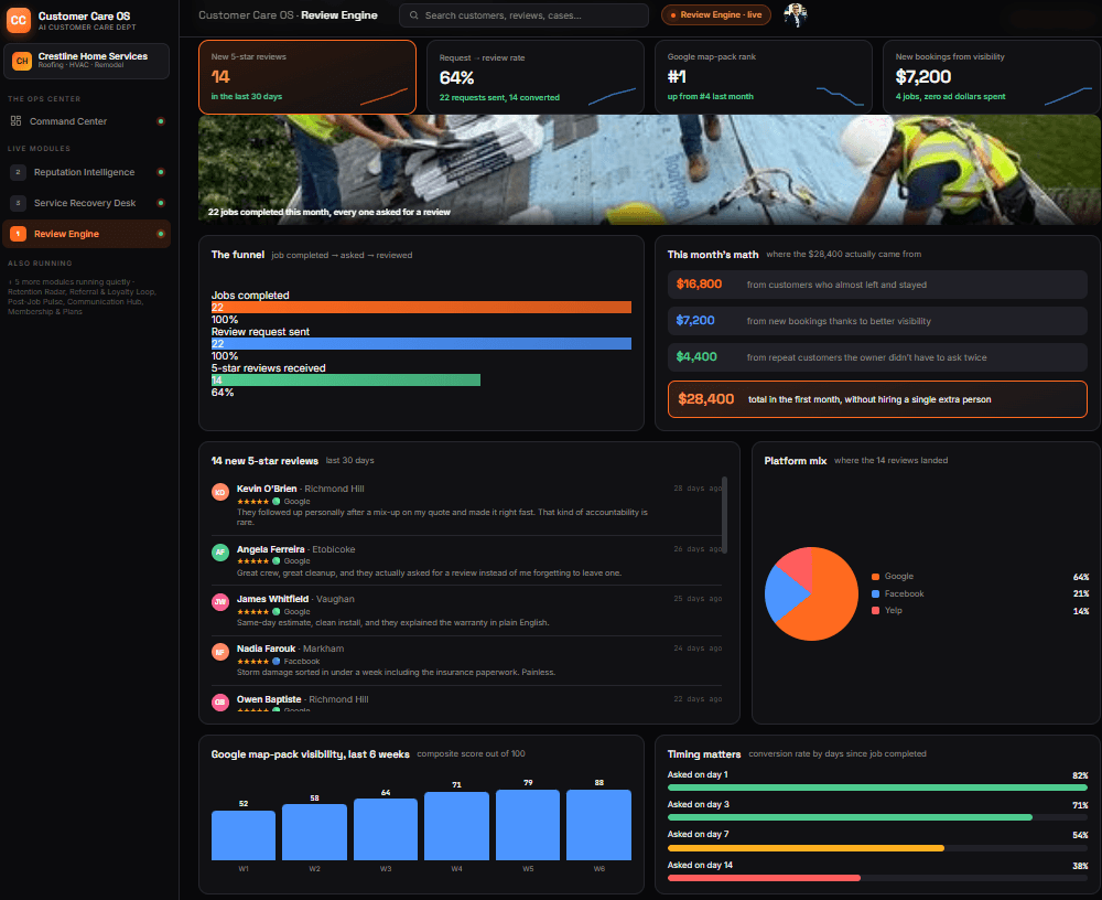 Review Engine UI